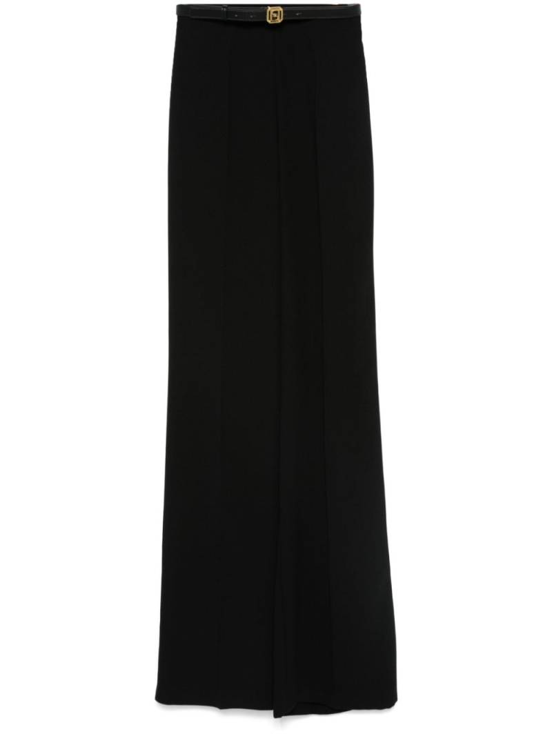 Elisabetta Franchi belted wide-leg trousers - Black von Elisabetta Franchi