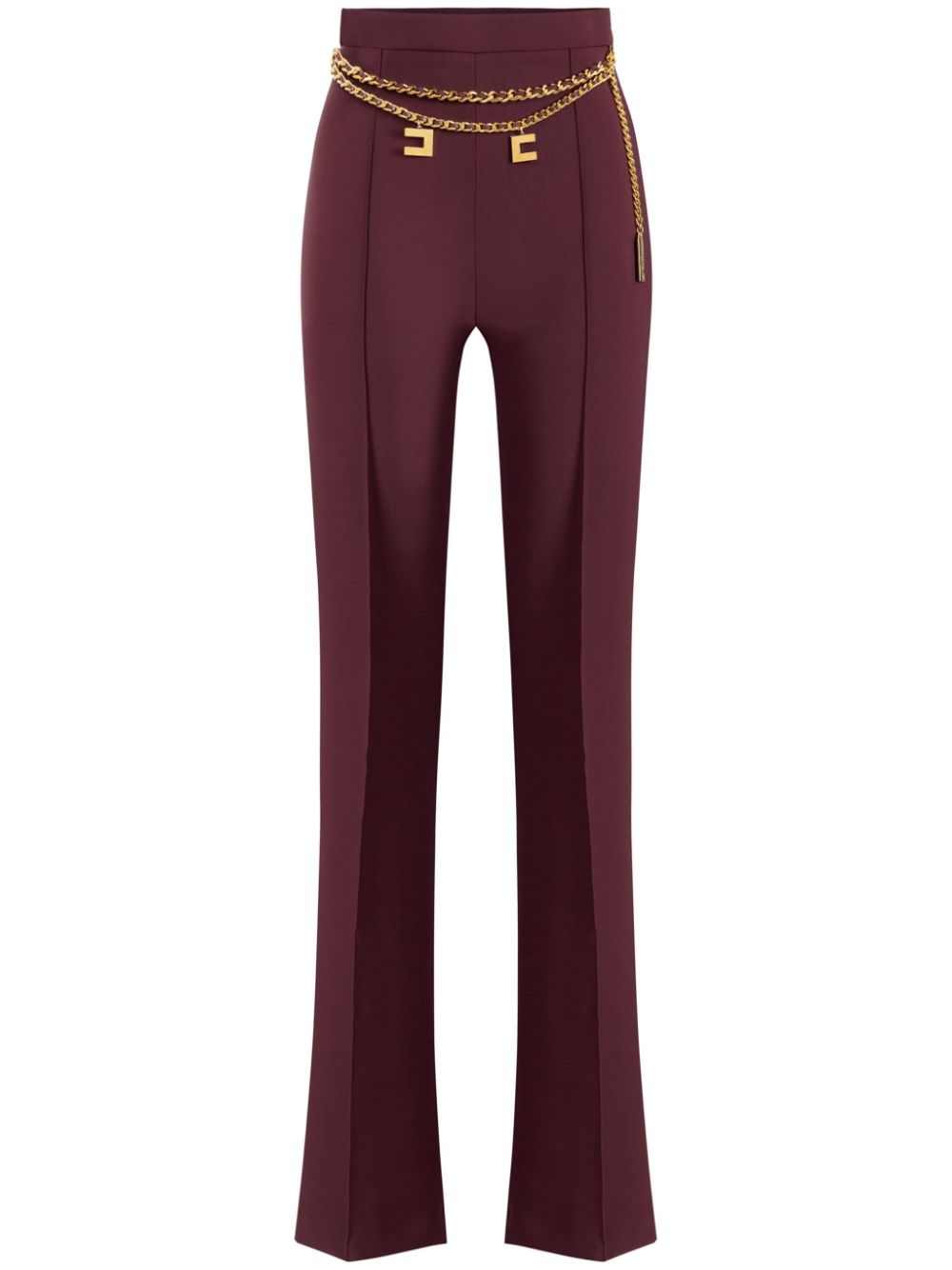 Elisabetta Franchi belted wide-leg trousers - Red von Elisabetta Franchi