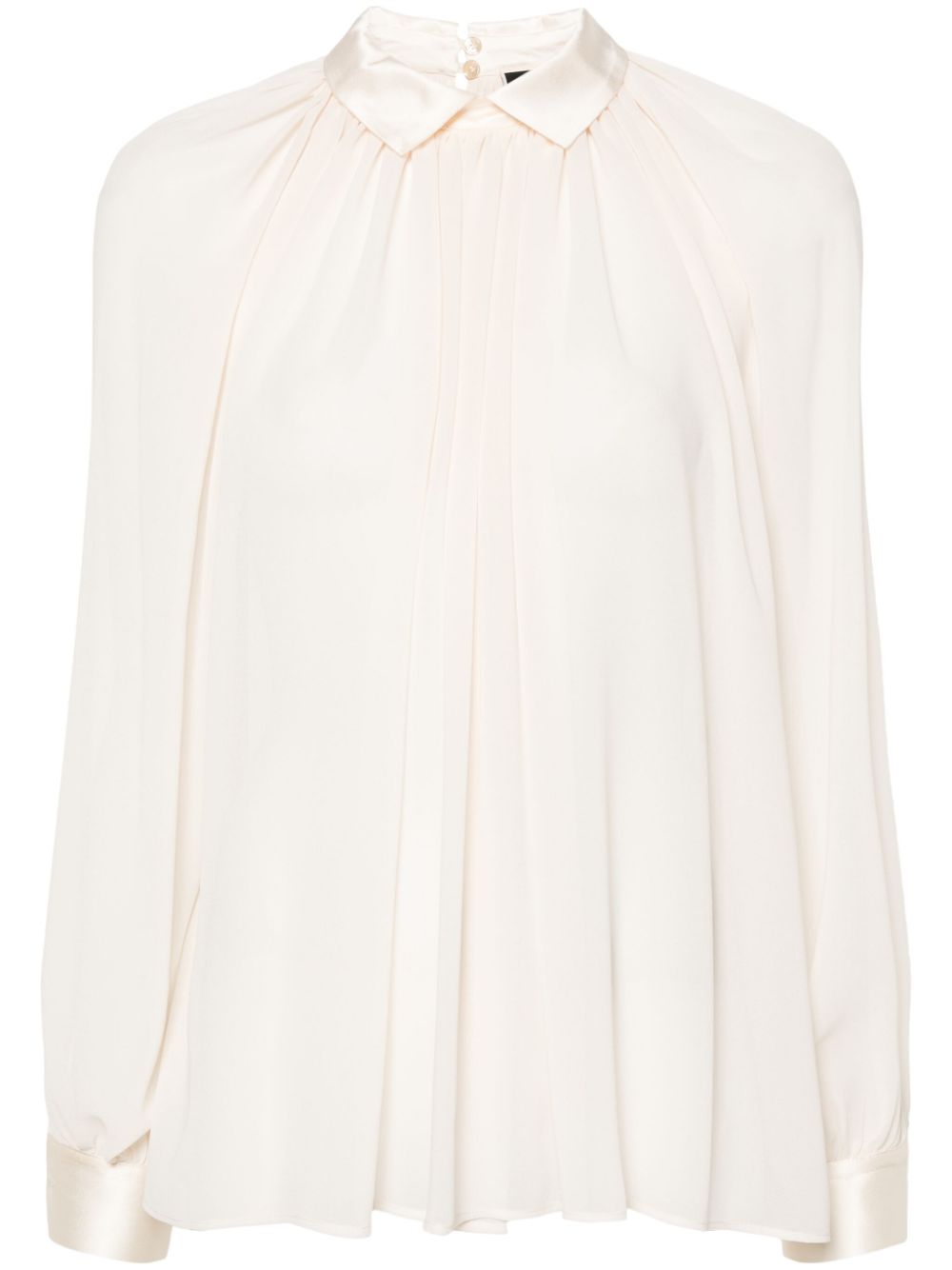 Elisabetta Franchi bow-detail georgette blouse - Neutrals von Elisabetta Franchi