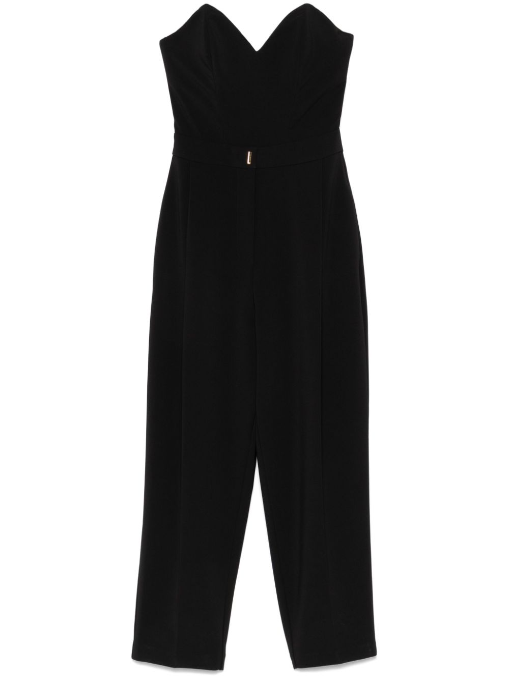 Elisabetta Franchi bustier-neckline crepe jumpsuit - Black von Elisabetta Franchi