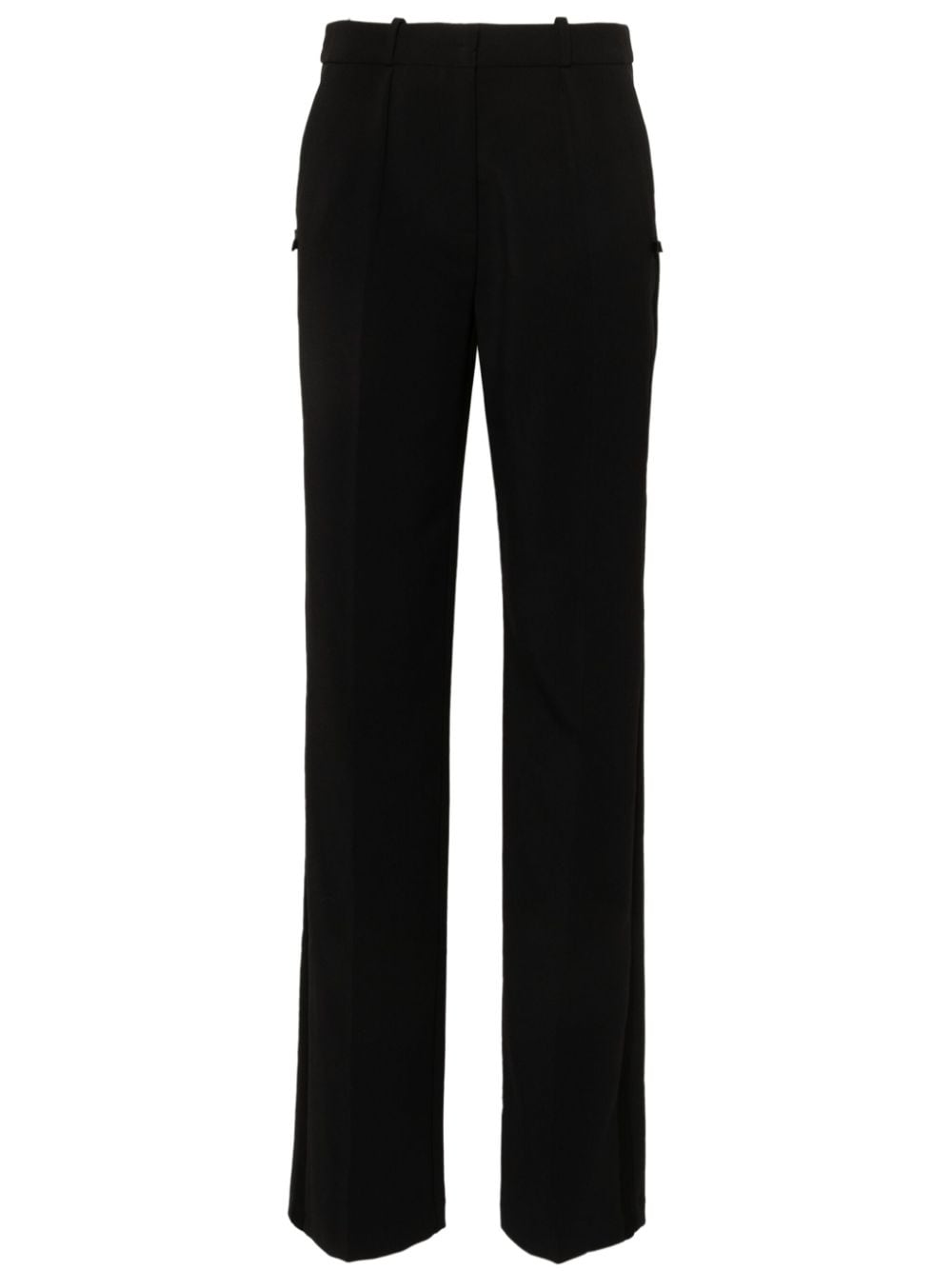 Elisabetta Franchi crepe straight-leg trousers - Black von Elisabetta Franchi