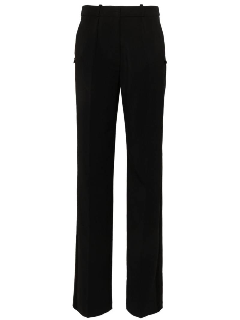 Elisabetta Franchi crepe straight-leg trousers - Black von Elisabetta Franchi