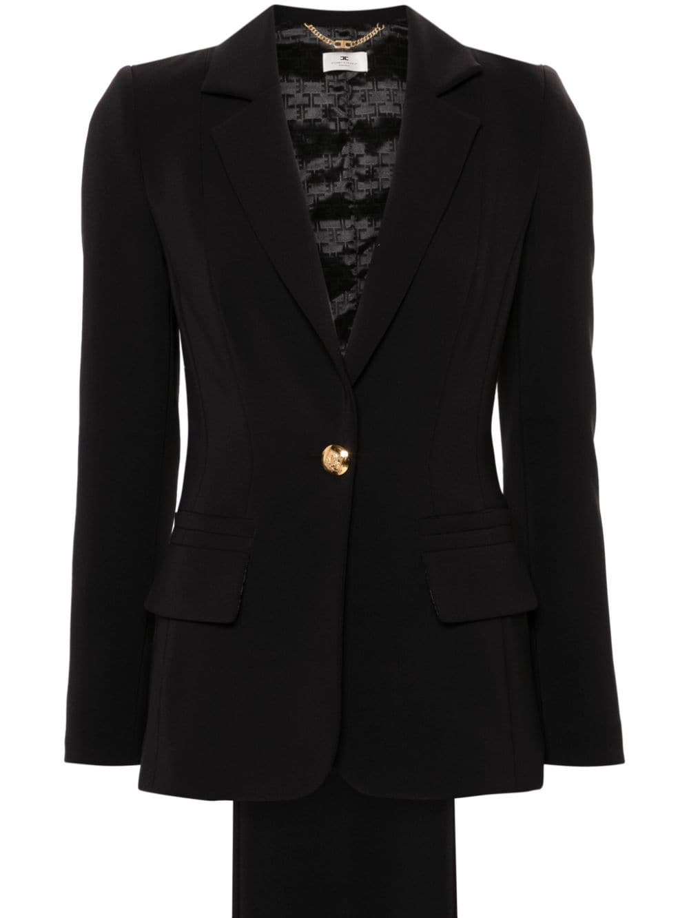 Elisabetta Franchi crepe suit - Black von Elisabetta Franchi