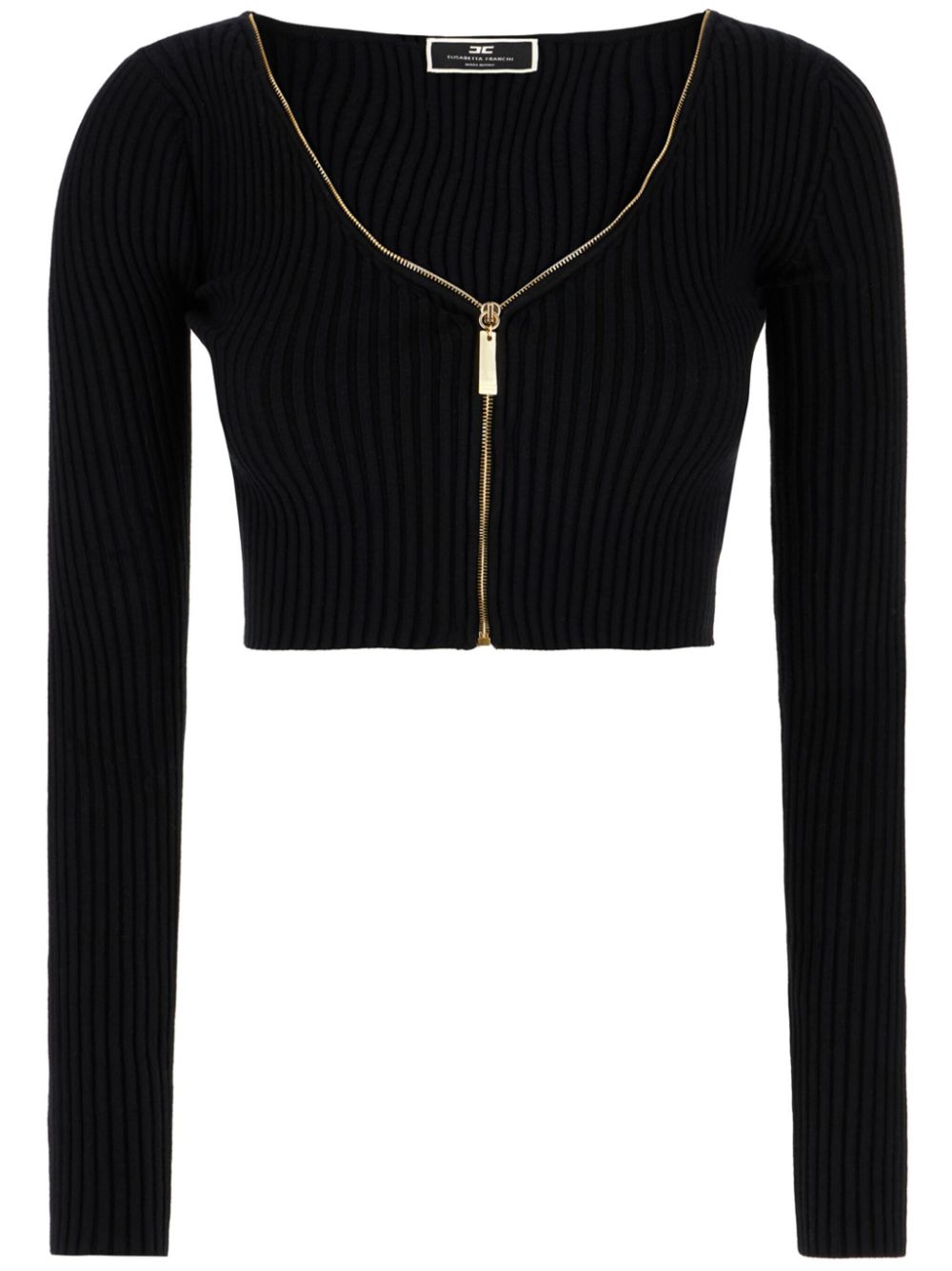 Elisabetta Franchi cropped cardigan - Black von Elisabetta Franchi