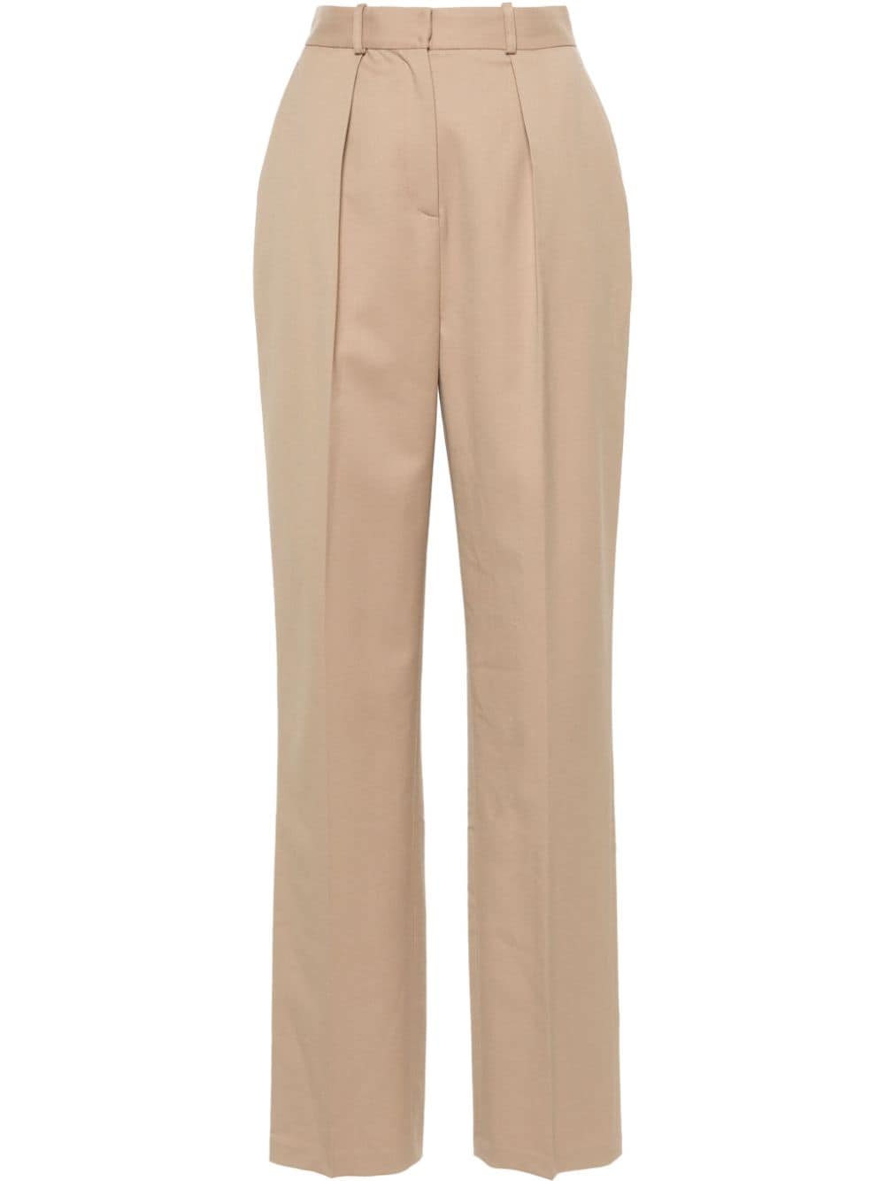 Elisabetta Franchi dart-detailing trousers - Brown von Elisabetta Franchi