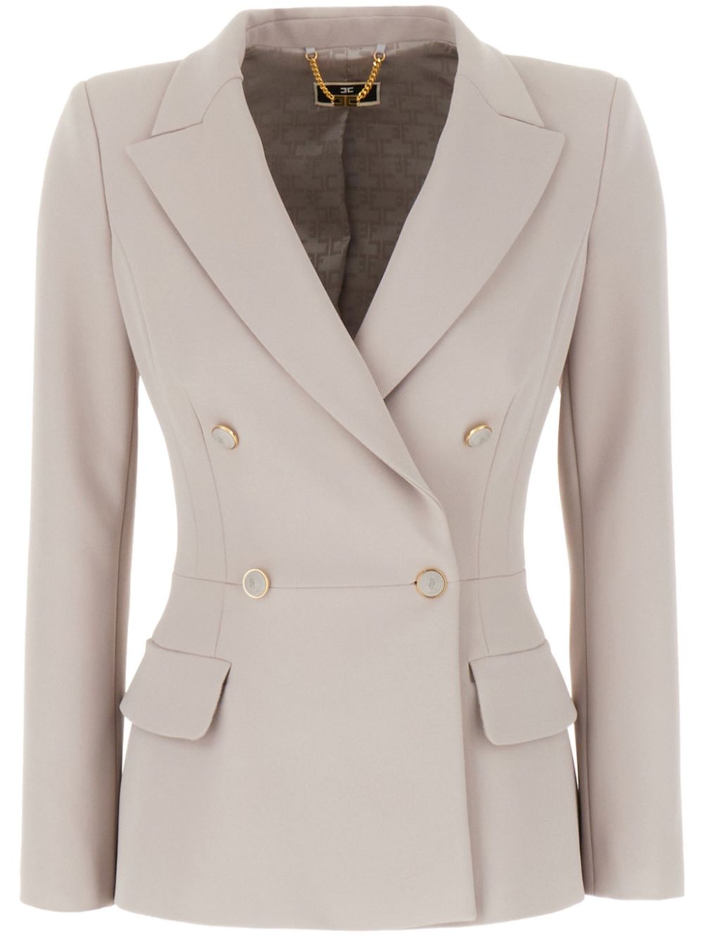 Elisabetta Franchi double-breasted blazer - Neutrals von Elisabetta Franchi