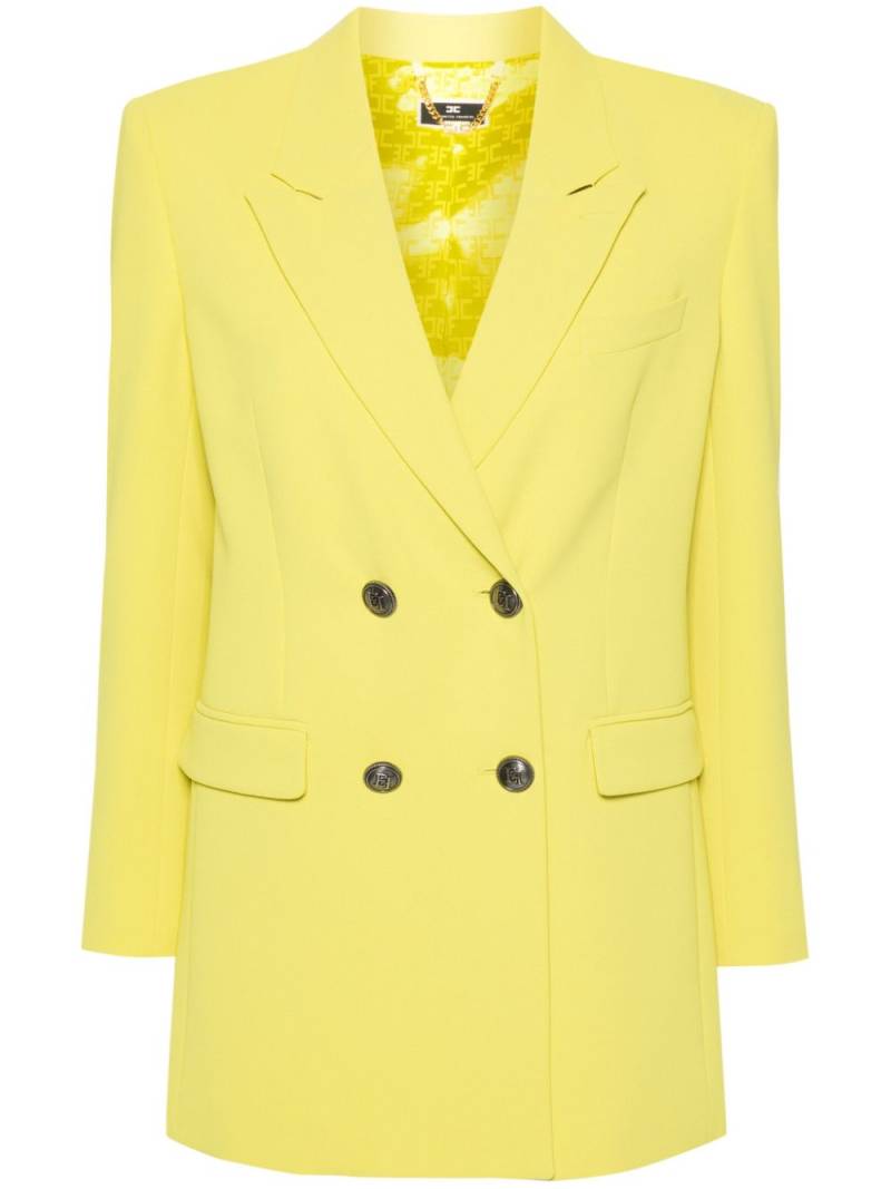 Elisabetta Franchi double-breasted blazer - Yellow von Elisabetta Franchi