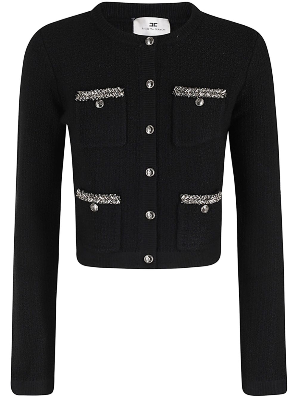 Elisabetta Franchi embroidered cardigan - Black von Elisabetta Franchi