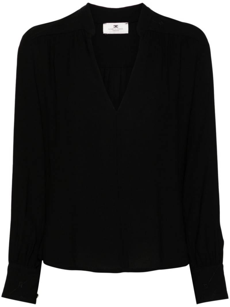 Elisabetta Franchi georgette blouse - Black von Elisabetta Franchi