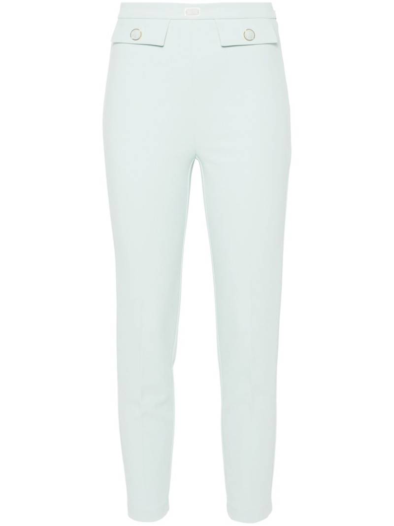 Elisabetta Franchi high-waist slim-cut trousers - Green von Elisabetta Franchi