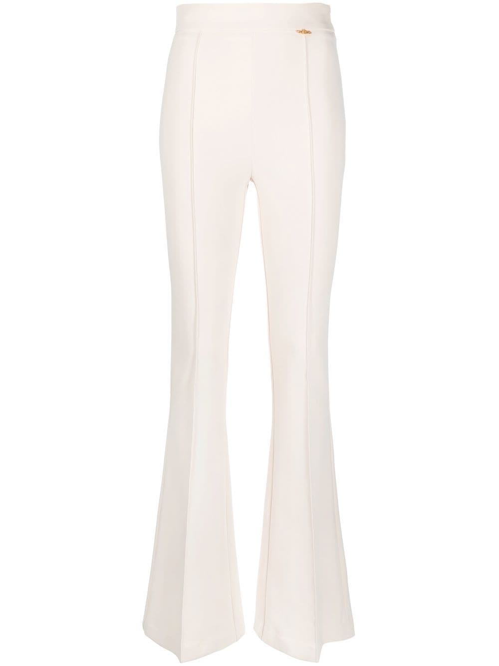 Elisabetta Franchi high-waisted flared trousers - Neutrals von Elisabetta Franchi