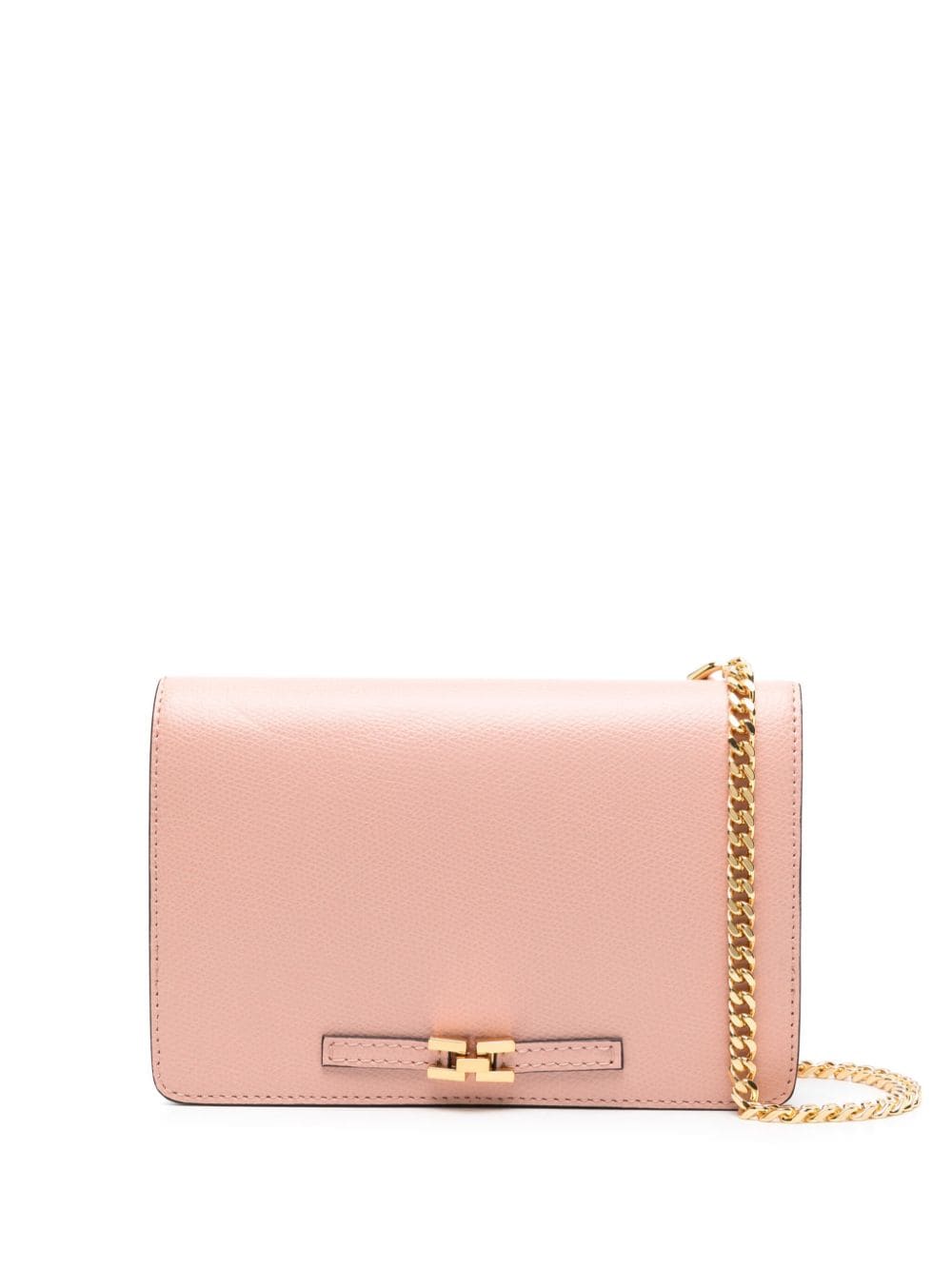 Elisabetta Franchi horsebit-detail leather shoulder bag - Pink von Elisabetta Franchi