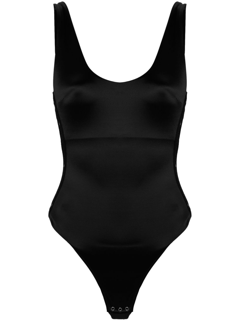 Elisabetta Franchi logo-bands bodysuit - Black von Elisabetta Franchi