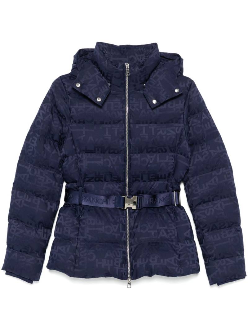 Elisabetta Franchi logo-jacquard jacket - Blue von Elisabetta Franchi