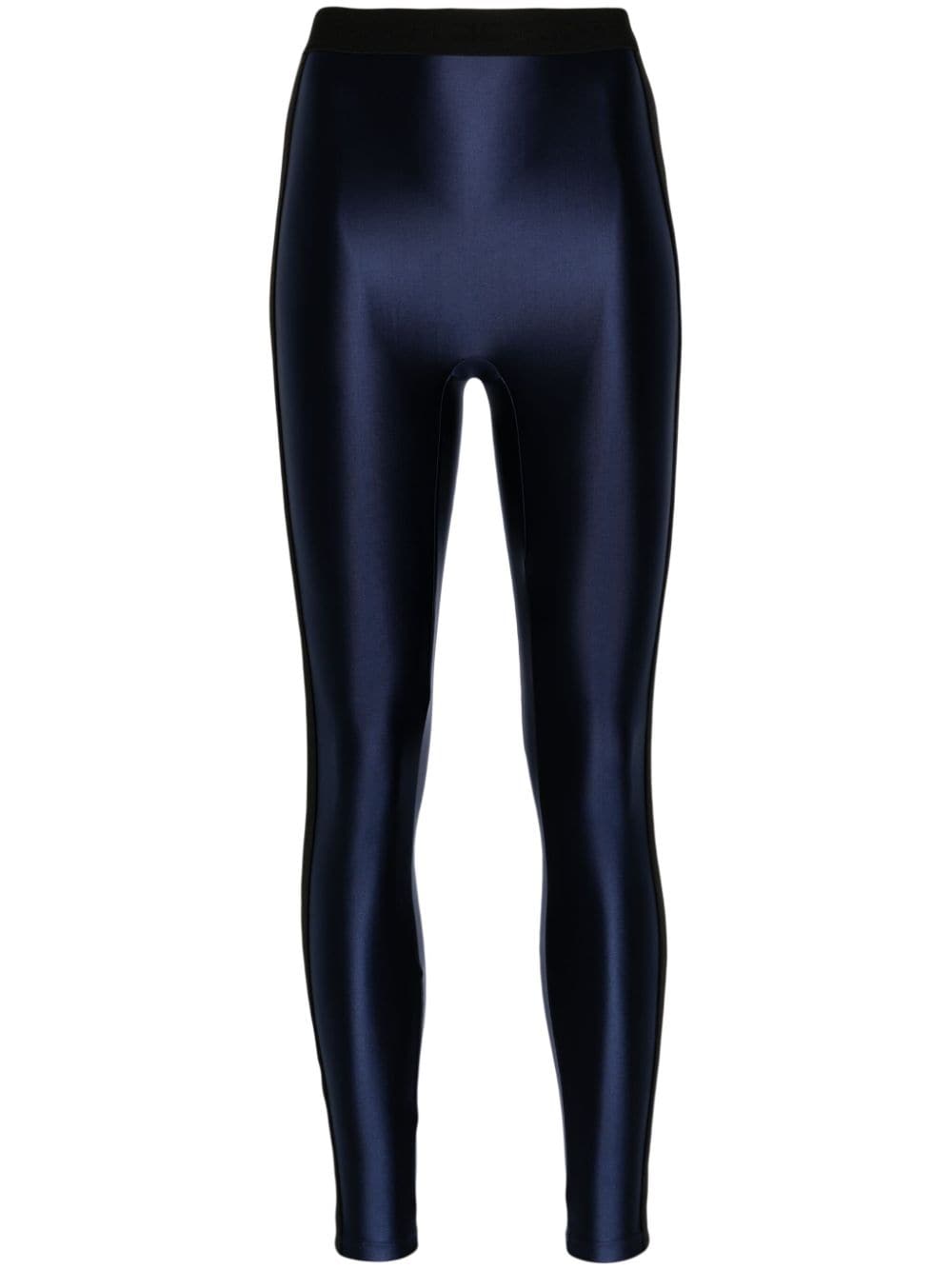 Elisabetta Franchi logo-jacquard leggings - Blue von Elisabetta Franchi