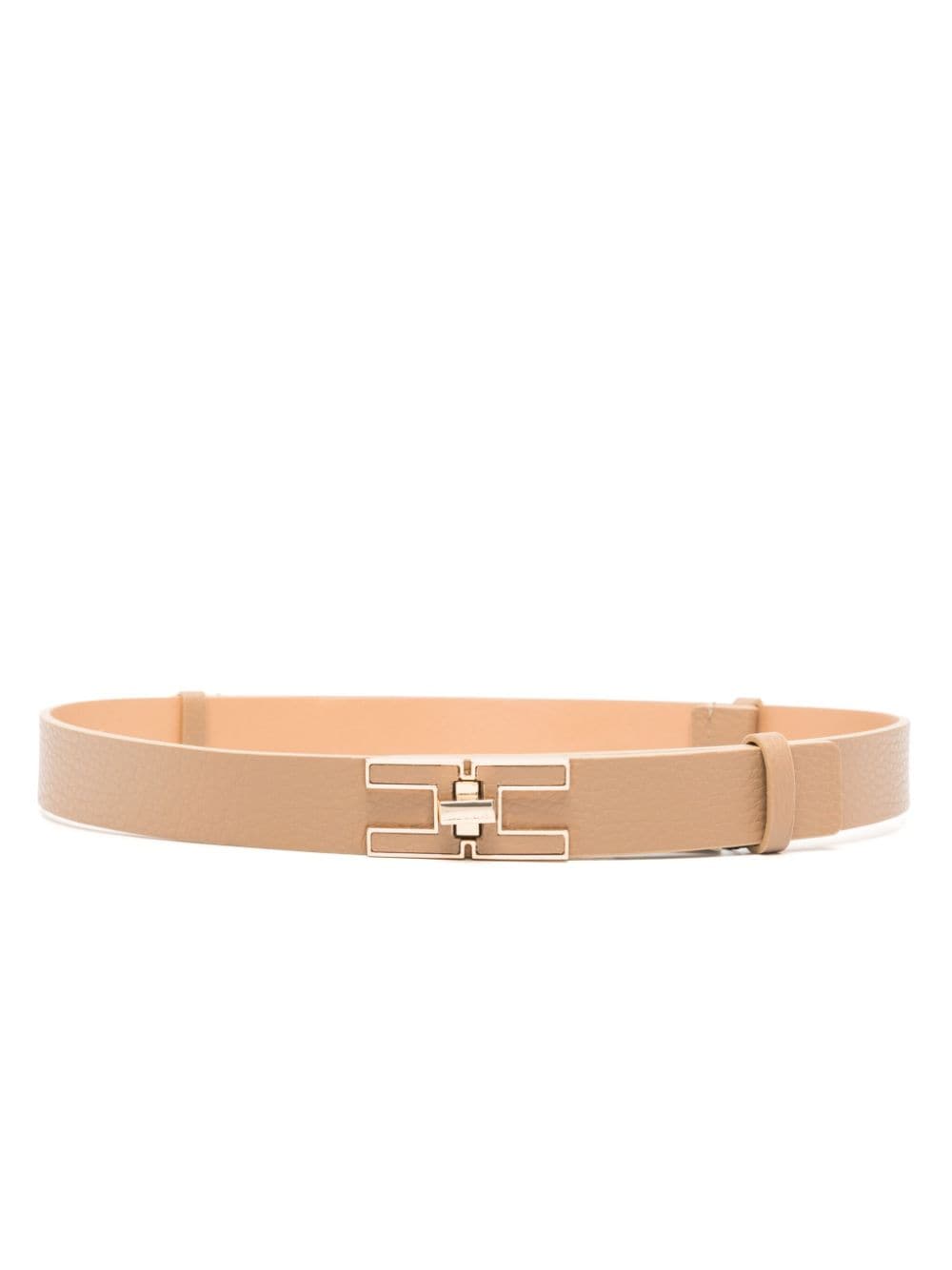 Elisabetta Franchi logo turn-lock belt - Brown von Elisabetta Franchi