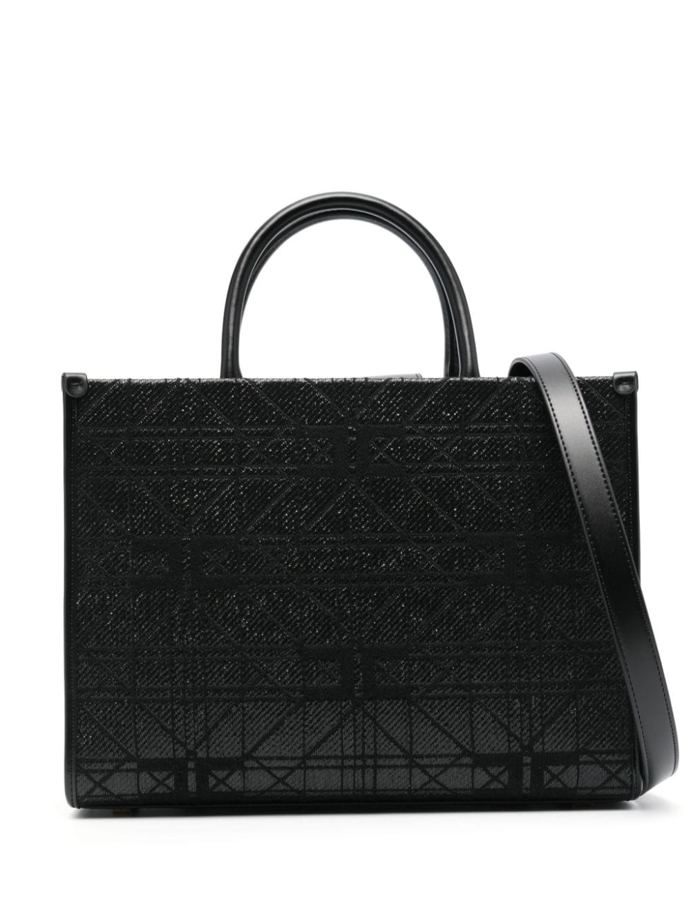 Elisabetta Franchi medium patterned-jacquard bag - Black von Elisabetta Franchi