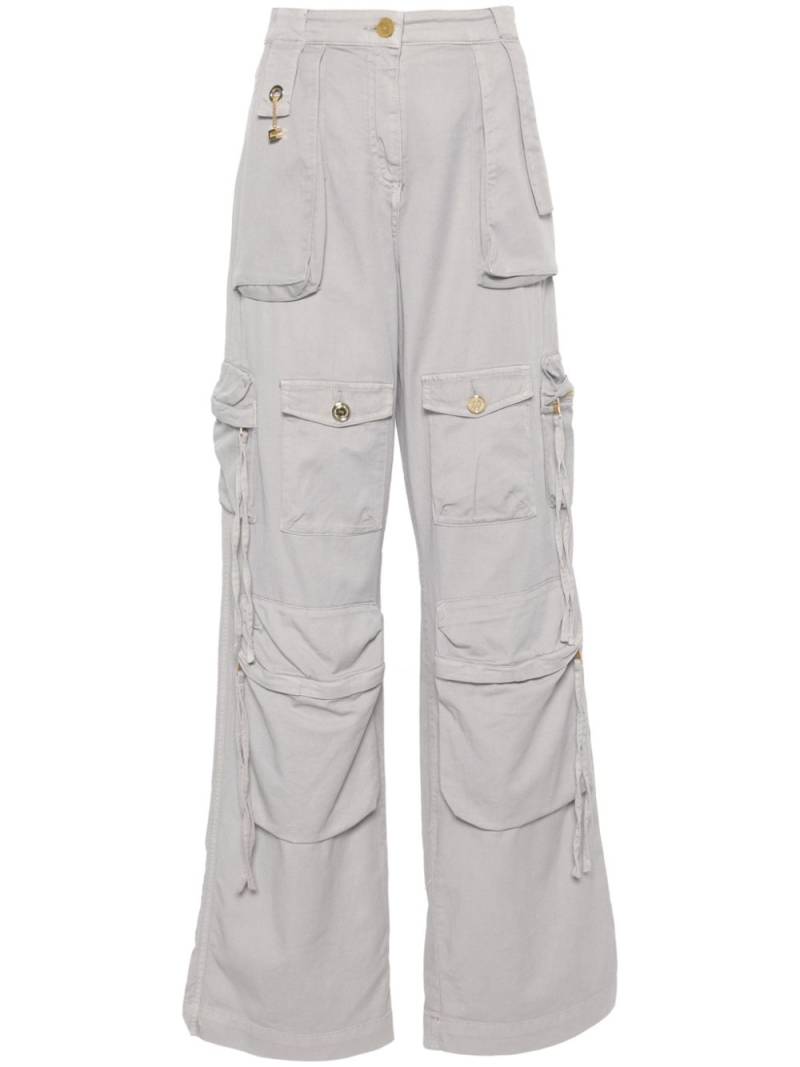 Elisabetta Franchi wide-leg cargo jeans - Grey von Elisabetta Franchi