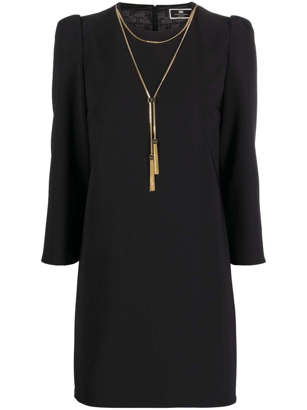 Elisabetta Franchi necklace-detail minidress - Black von Elisabetta Franchi