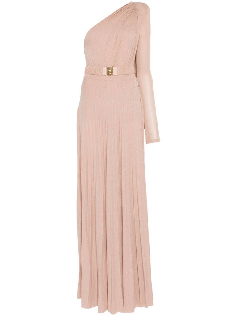 Elisabetta Franchi pleated gown - Neutrals von Elisabetta Franchi