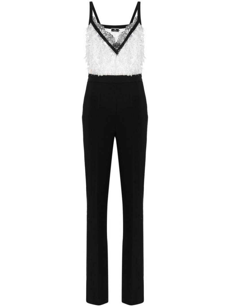 Elisabetta Franchi sequin-embellished jumpsuit - Black von Elisabetta Franchi