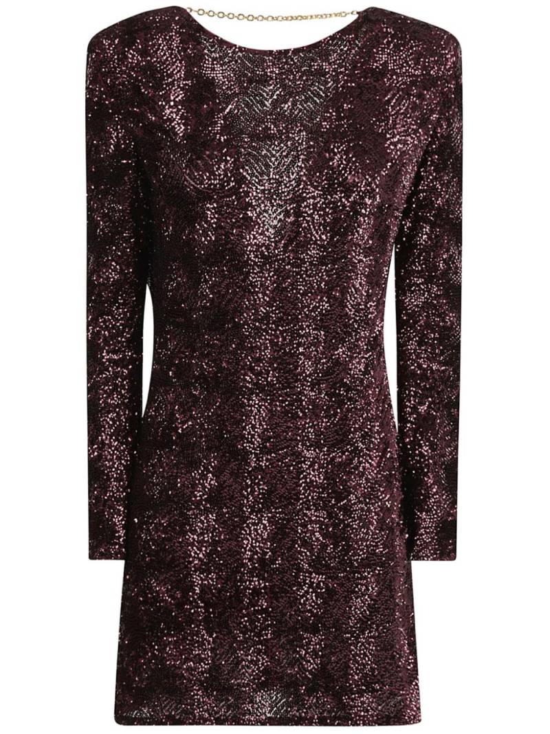 Elisabetta Franchi sequinned mini dress - Red von Elisabetta Franchi