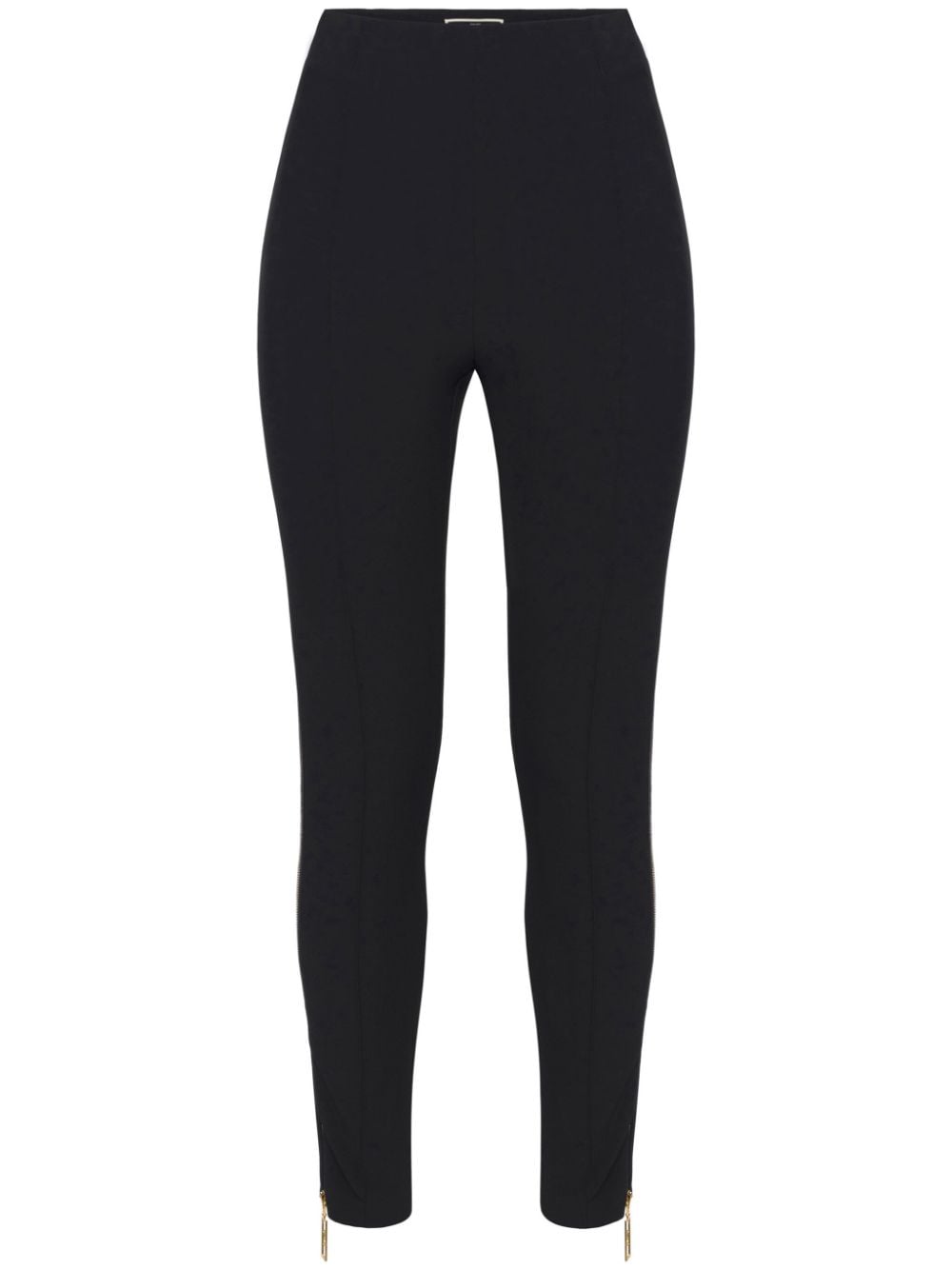 Elisabetta Franchi side-zip skinny trousers - Black von Elisabetta Franchi