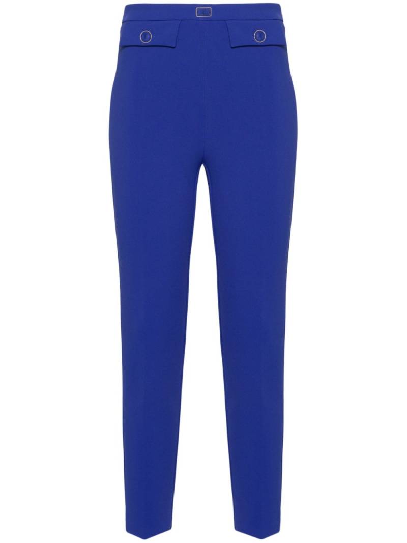 Elisabetta Franchi slim-cut cropped trousers - Blue von Elisabetta Franchi