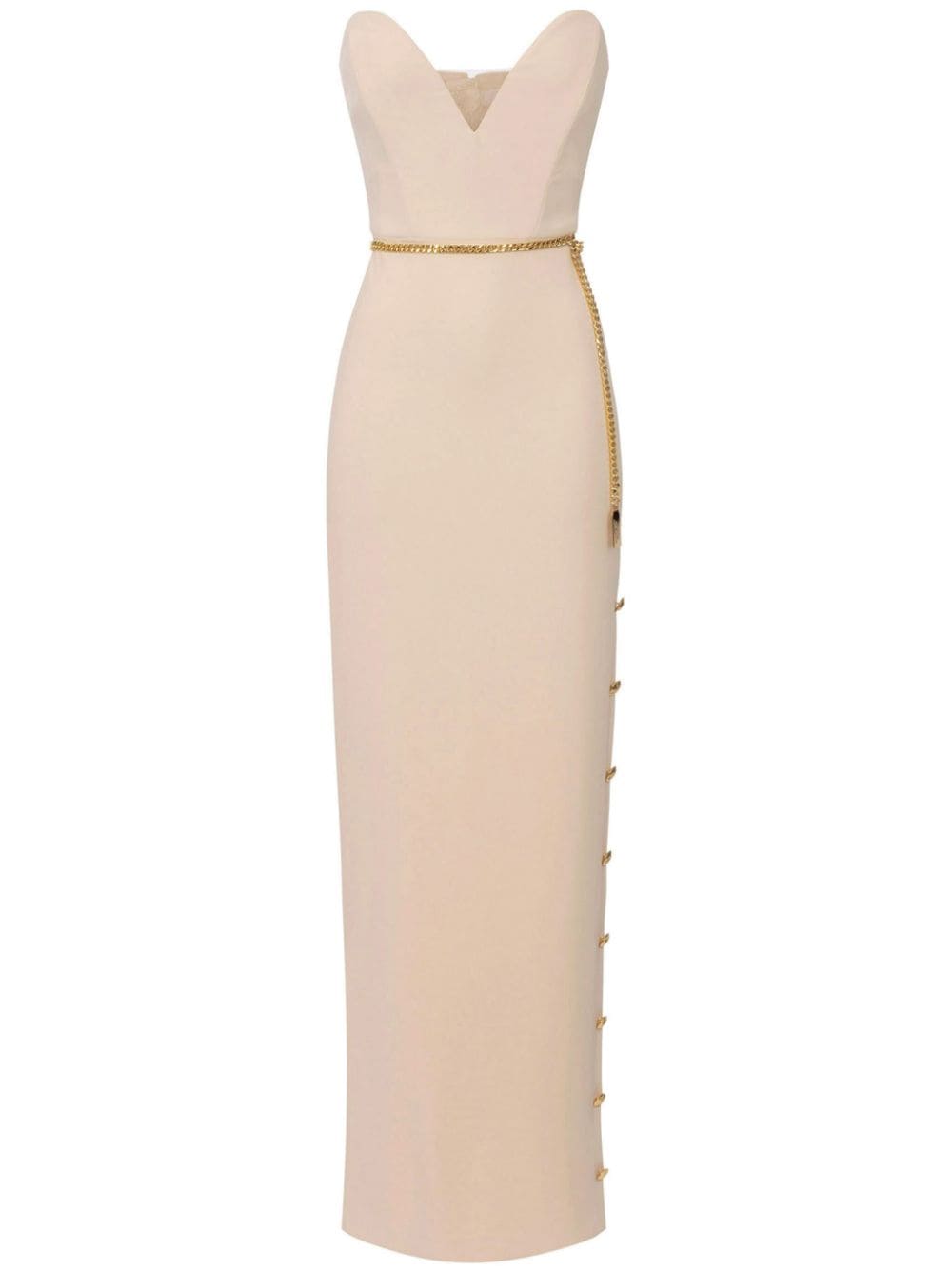 Elisabetta Franchi strapless maxi dress - Neutrals von Elisabetta Franchi