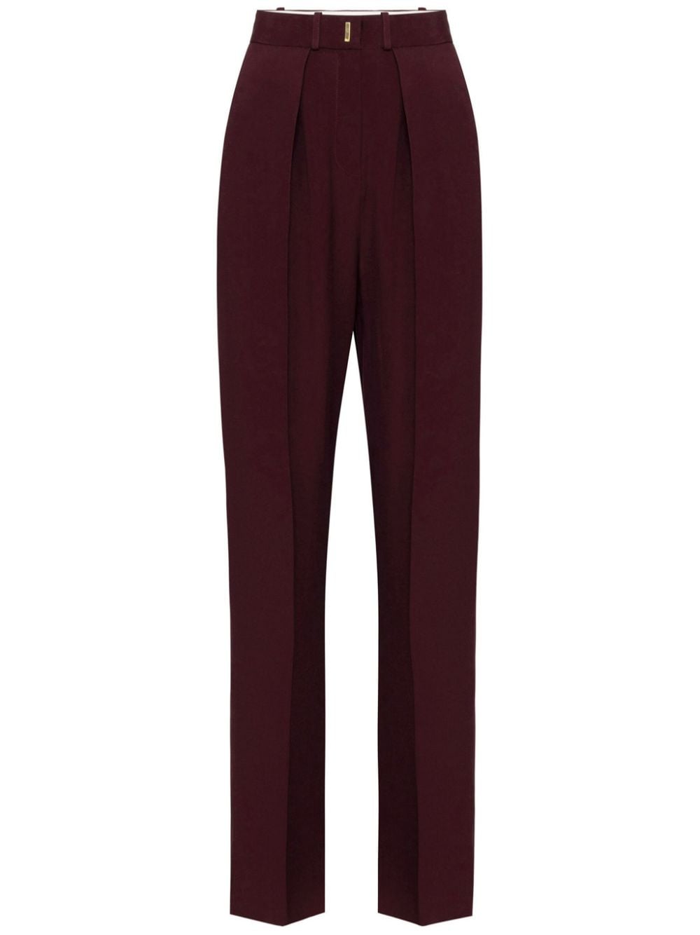 Elisabetta Franchi stripe-detailing straight-leg trousers - Red von Elisabetta Franchi