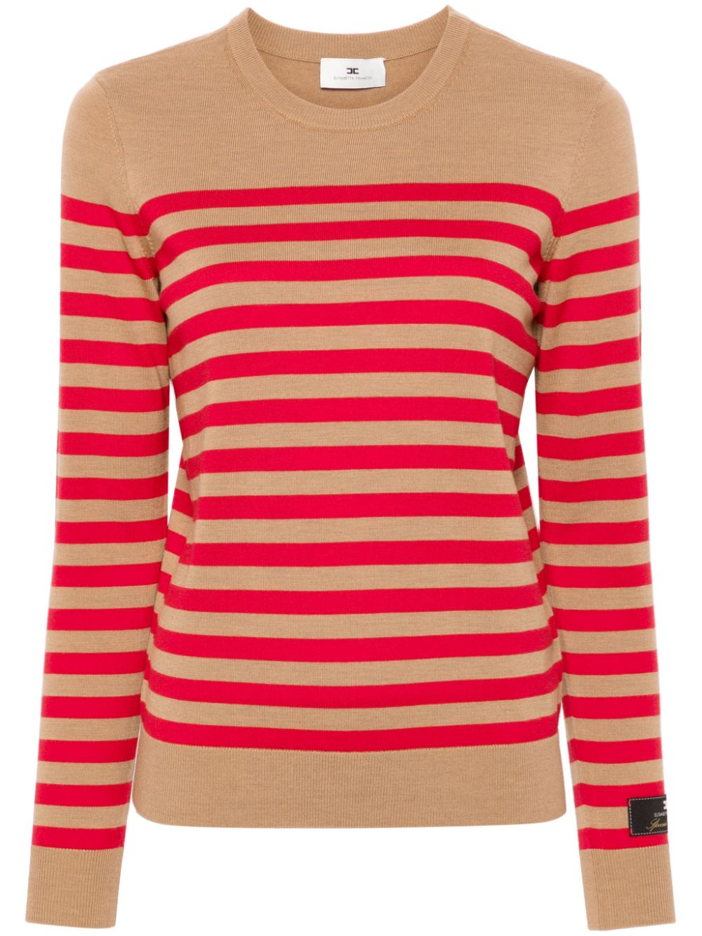 Elisabetta Franchi striped sweater - Brown von Elisabetta Franchi