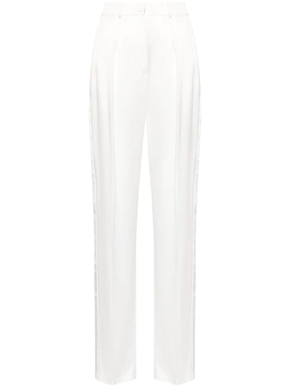 Elisabetta Franchi tapered trousers - White von Elisabetta Franchi