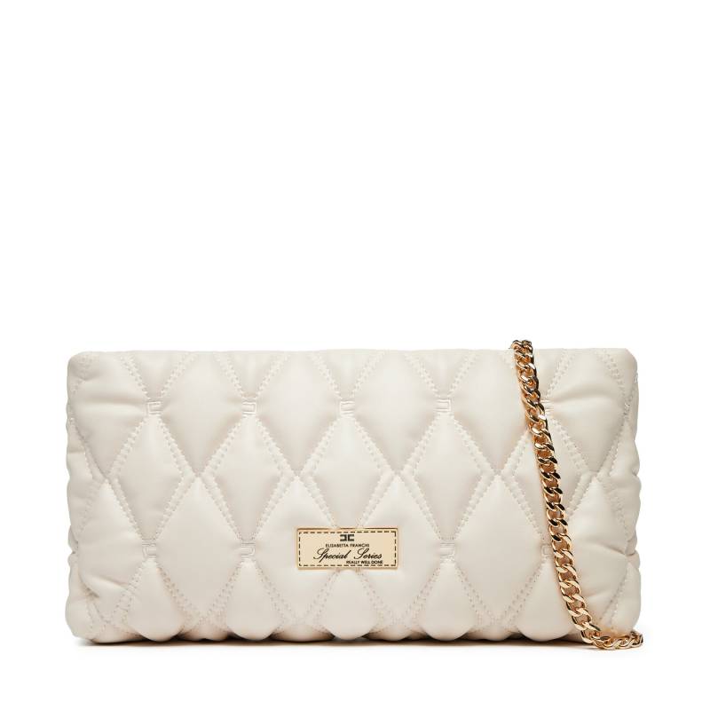 Handtasche Elisabetta Franchi BS-62A-47E2 Écru von Elisabetta Franchi