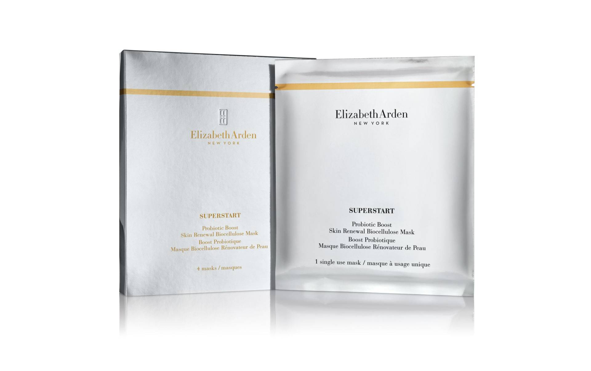 Elizabeth Arden Gesichtsmaske »Superstart Skin Renewal Mask 4 Stück«, Premium Kosmetik von Elizabeth Arden