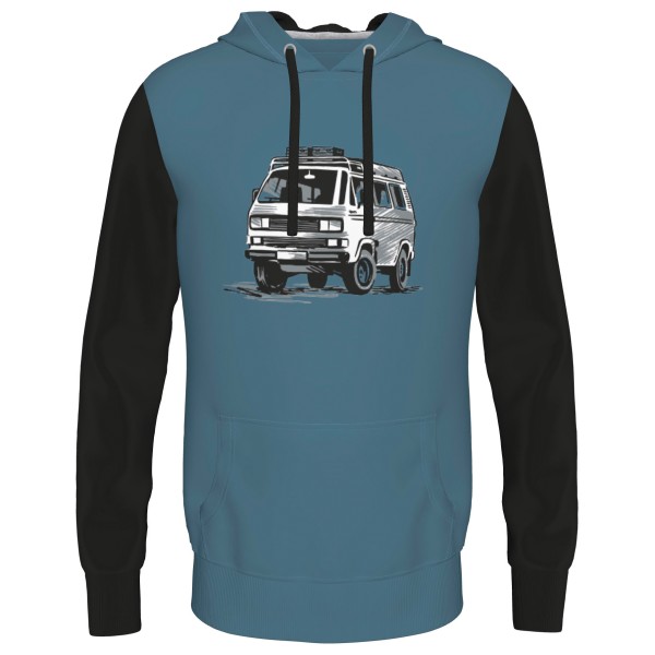 Elkline - Four Wheels To Freedom Vanatiker - Hoodie Gr M blau von Elkline