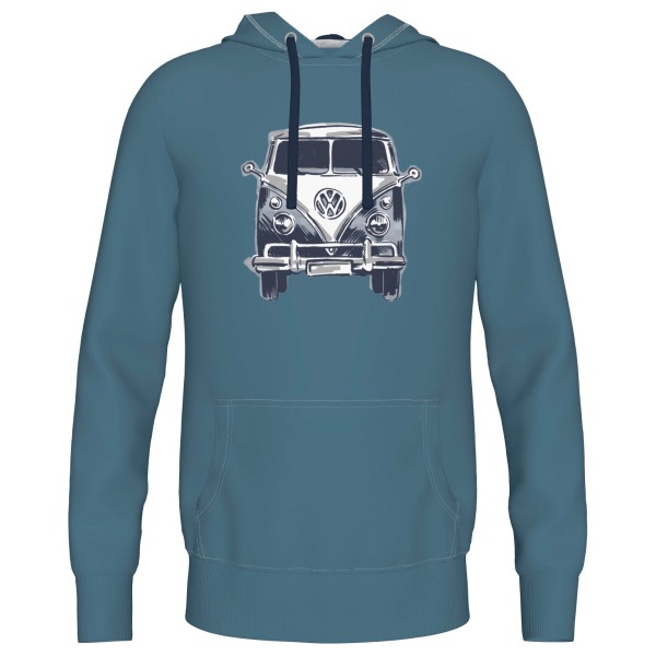 Elkline - Kid's Four Wheels To Freedom Highway - Hoodie Gr 128 blau von Elkline