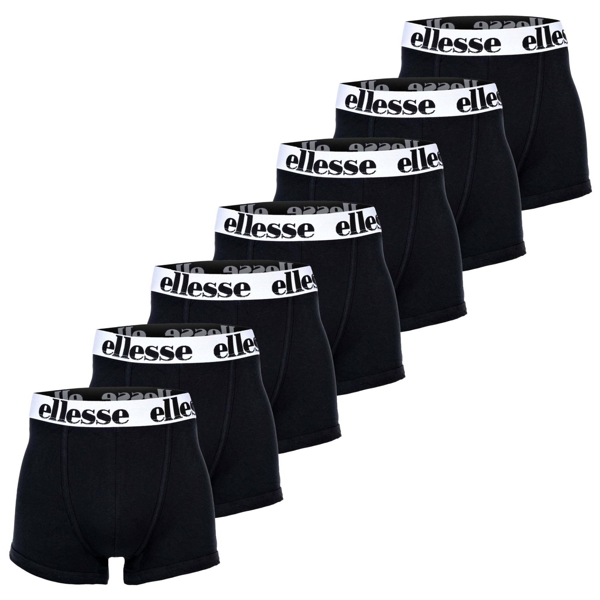 Boxer Shorts, 7er Pack Herren Schwarz Leicht 3XL von Ellesse