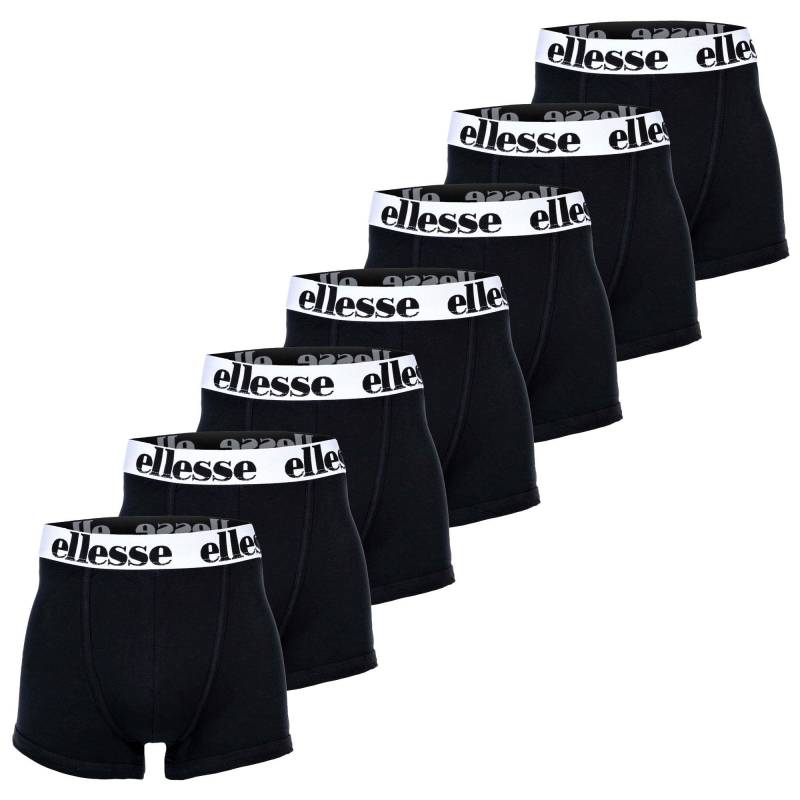 Boxer Shorts, 7er Pack Herren Schwarz Leicht 4XL von Ellesse