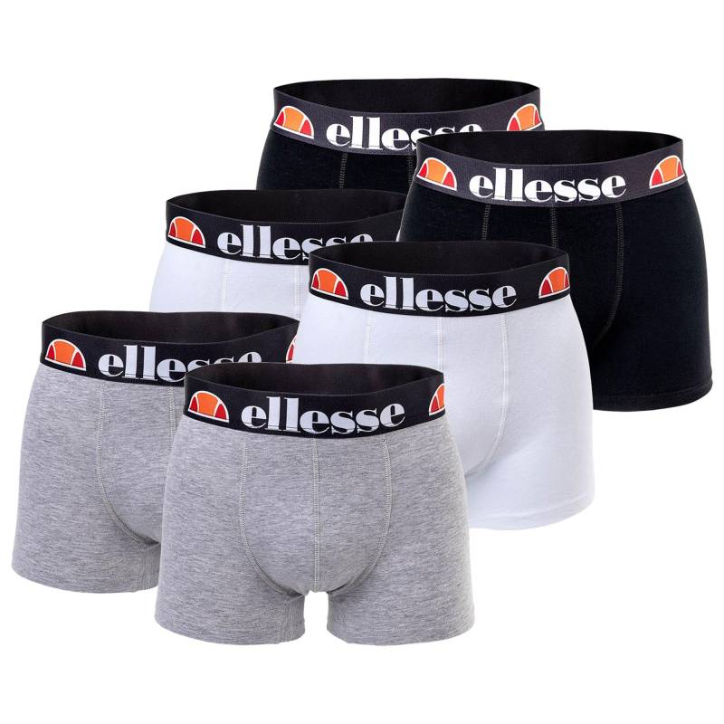 Boxershort 6er Pack Stretch-grillo Fashion Trunks Herren Grau S von Ellesse