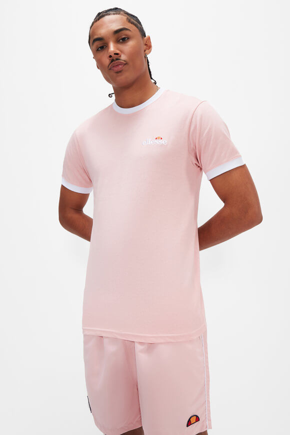 Ellesse Meduno T-Shirt | Light Pink + White | Herren  | L von Ellesse