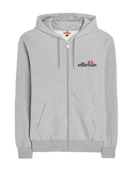 Sweatjacke Bequem Sitzend-briero Fz Hoody Herren Grau M von Ellesse