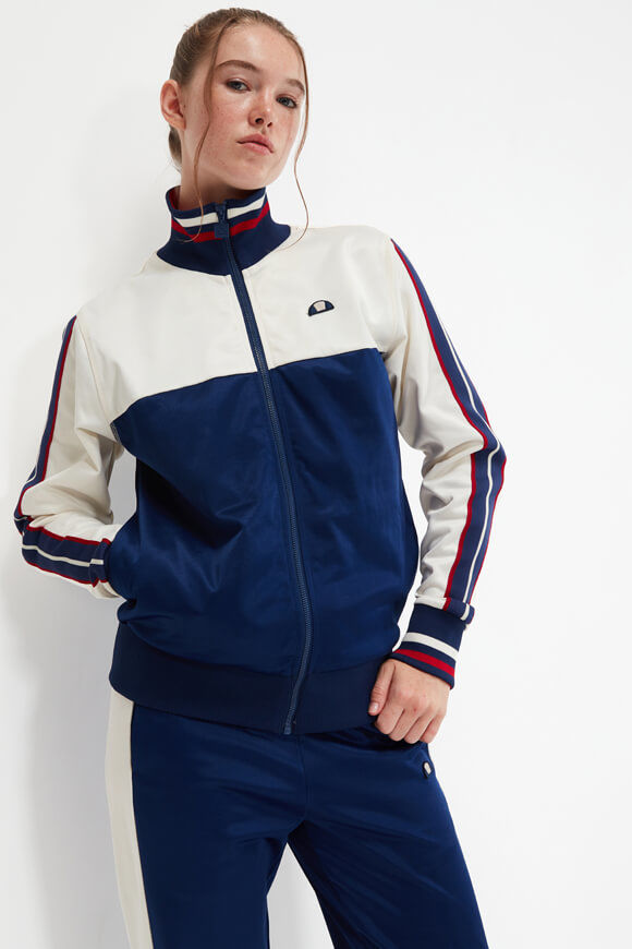 Ellesse Trainingsjacke | Offwhite + Navy | Damen  | M von Ellesse