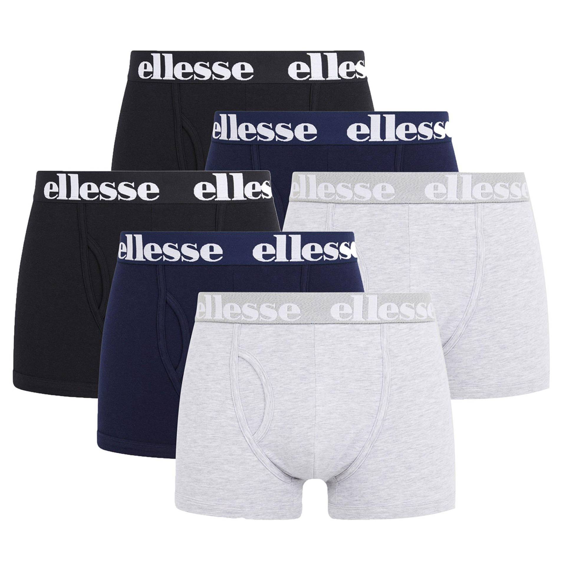 Boxershort Casual Stretch Herren Weiss Bunt XXL von Ellesse