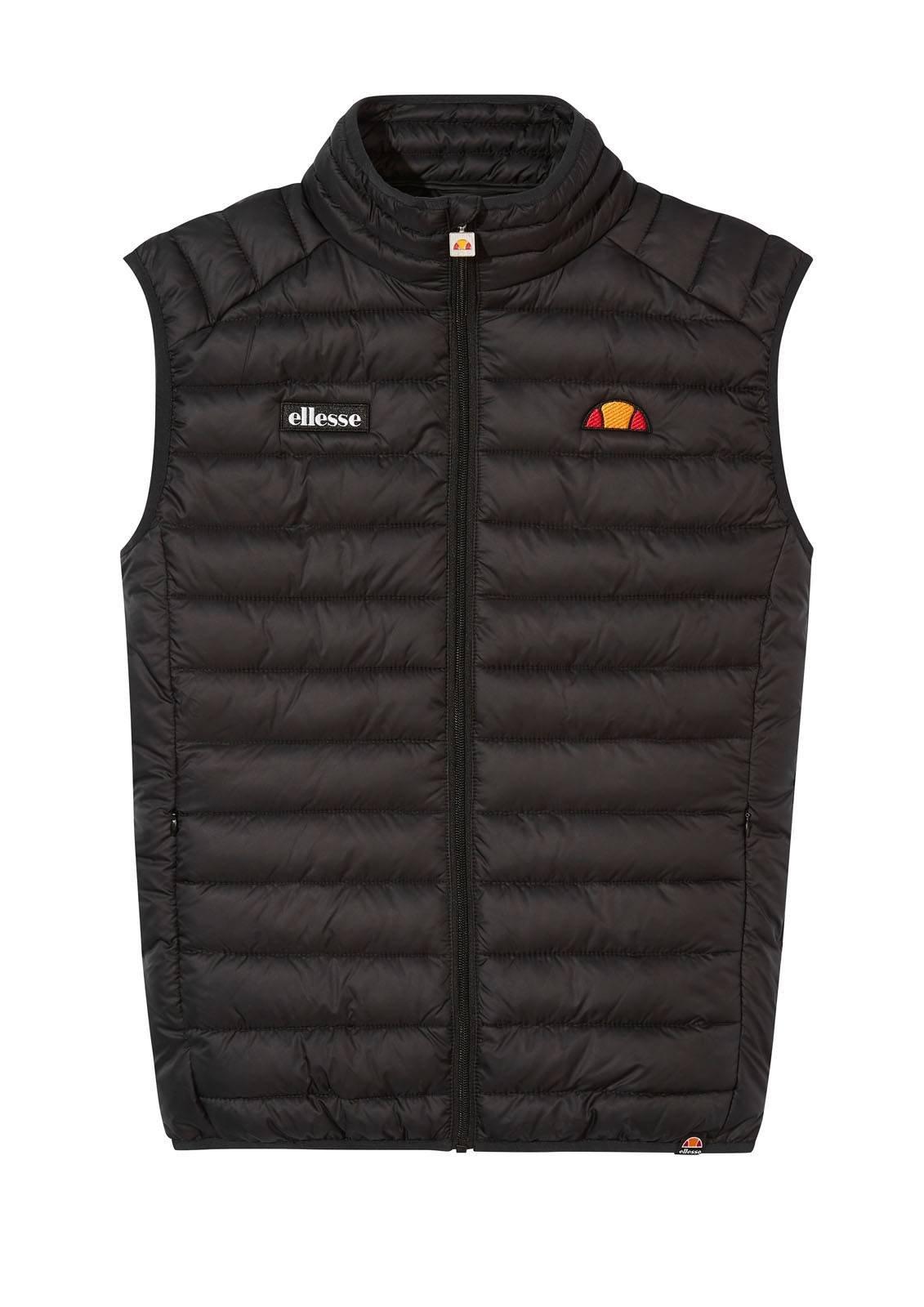 Steppweste Bequem Sitzend-bardy Gilet Herren Schwarz M von Ellesse