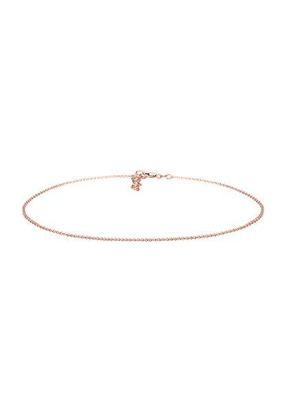 Halskette Choker Damen Goldrosa 36cm von Elli