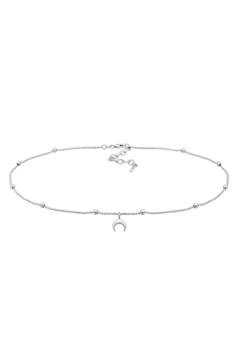 Halskette Choker Halbmond Damen Silber 36cm von Elli