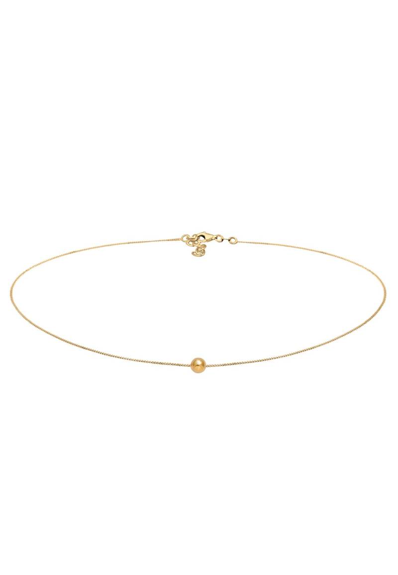 Halskette Choker Kugel Damen Gold 36cm von Elli