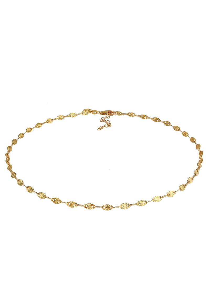 Halskette Choker Vintage Design Damen Gold 36cm von Elli