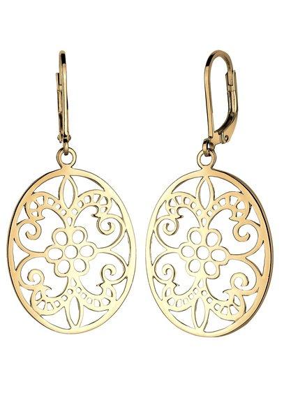 Ohrringe Ornament Floral Damen Gold ONE SIZE von Elli