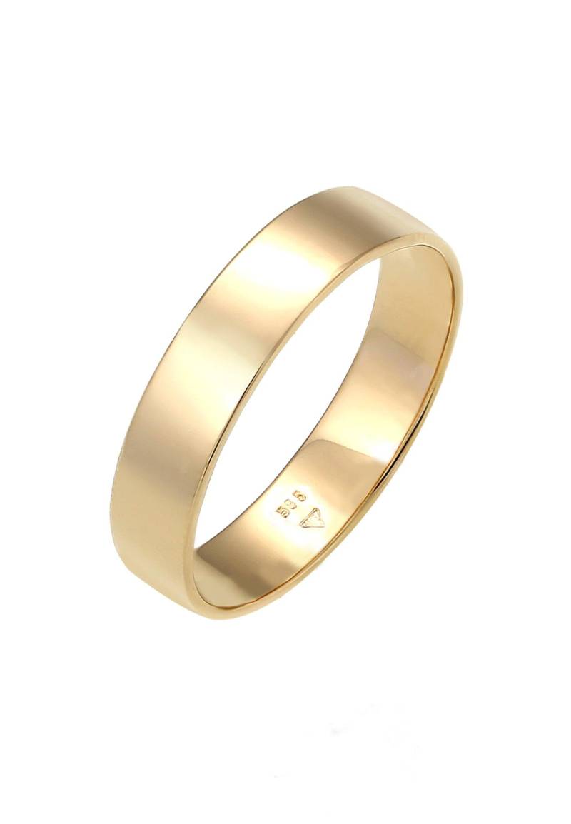 Ring Bandring Trauring Basic Hochzeit Paar 585 Gelbgold Damen Gold 52mm von Elli